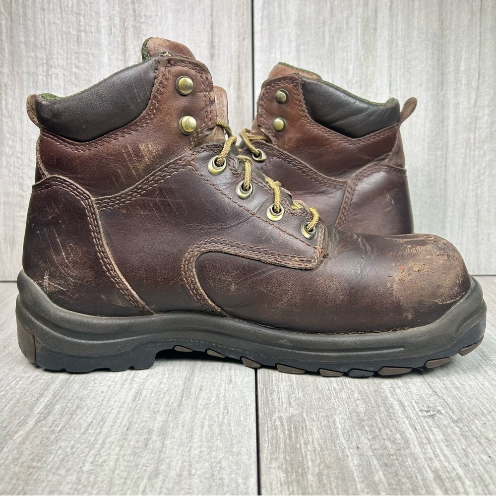 Red Wing King 2220 Toe 6 in EH Safety Toe Work Boot Brown Leather Mens Size 8.5 - Picture 4 of 12